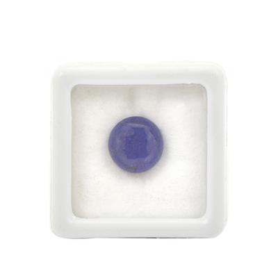 4.65cts Tanzanite Smooth Round Cabochon Approx 9 to 10mm Loose Stone 