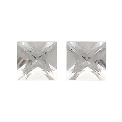 1.35cts Itinga Petalite 6x6mm Square Pack of 2 (N)