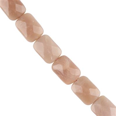 260cts Sunstone Faceted Rectangles Approx 18x13mm, 38cm Strand