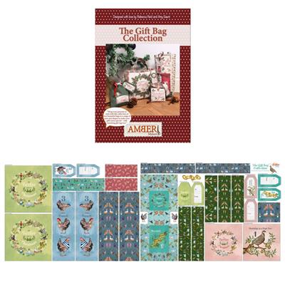 Amber Makes The Gift Bag Collection Twelve Days Kit: Instructions & Fabric Panel