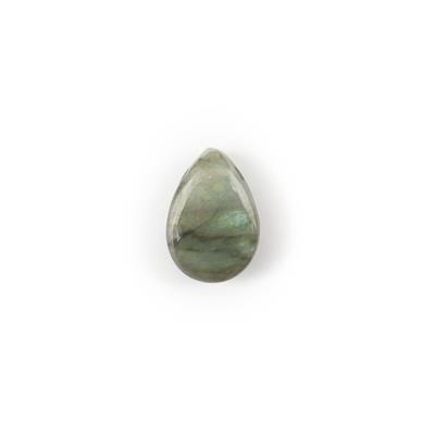 10cts Labradorite High Polish Drops Approx 18x12mm with 1.25mm Drill Hole
