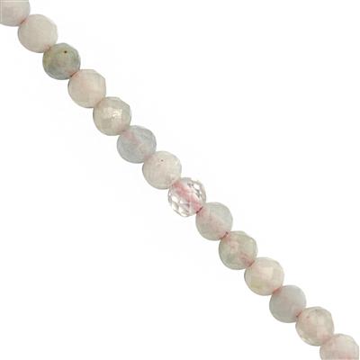 8cts Multi Beryl Faceted Rounds, Approx 2-3mm 30cm Strand 