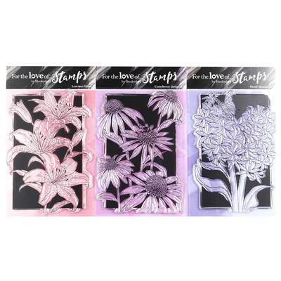 For the Love of Stamps - Midnight Garden Flowers Multibuy