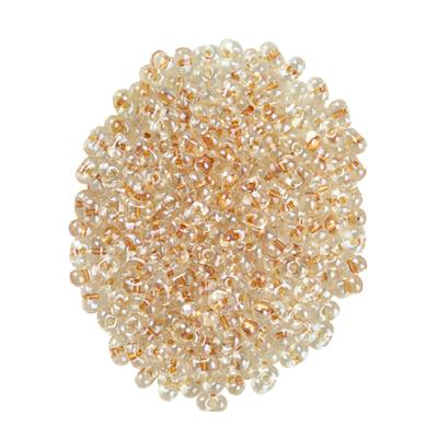 2.5x4.5mm Sparkle Honey Beige Lined Crystal Berry Beads 23GM/TB