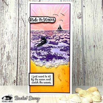 Visible Image Ride The Waves Stamp Set