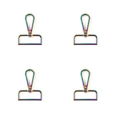 4 x 38mm Rainbow Colour Lobster Swivel Clasps Bundle. 4 For 3. Save £2.79