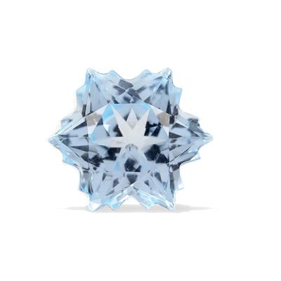 2.5cts Sky Blue Topaz 8x8mm Snowflake  (I)