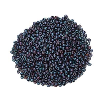 Miyuki Matte Metallic Blue Iris Seed Beads 11/0 (approx.: 24g/tube)