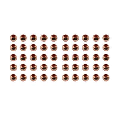 JM Essential Rose Gold 925 Sterling Silver Disco Ball Spacer Beads, 3mm, 50pcs