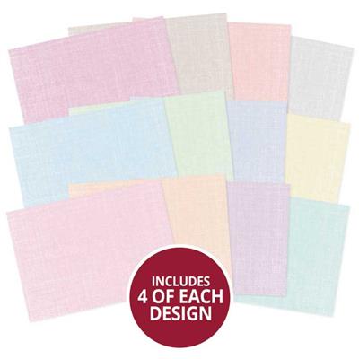 Hunkydory Essentials - Linen Insert Papers, 48x 140gsm A4 Sheets