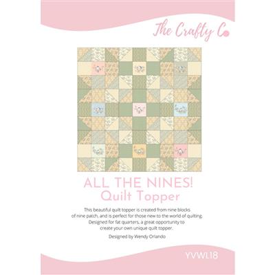 Crafty Co All the Nines Quilt Instructions
