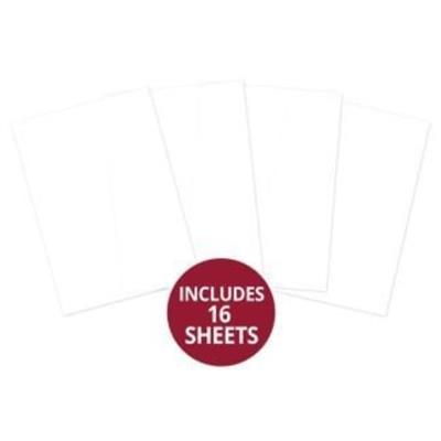 Parchment Essentials - Dove White, 16 sheets - 8 colours x 2 of each