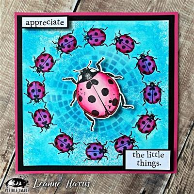 Visible Image Little Ladybirds Stamp Set