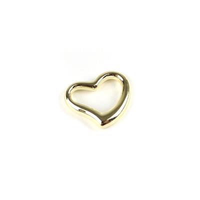 9CT Gold Floating Heart Pendant, 10x12mm 