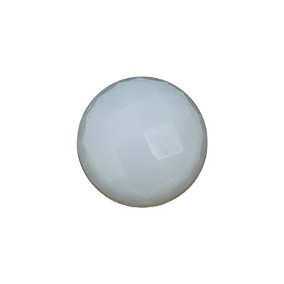 0.60cts White Opal Faceted Round Approx 6mm