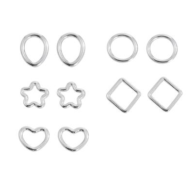 925 Sterling Silver Closed Jump Ring, Approx. OD 10mm - Pack of 10