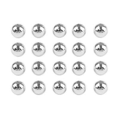 JM Essential 925 Sterling Silver Spacer Beads, 5mm, 20pcs