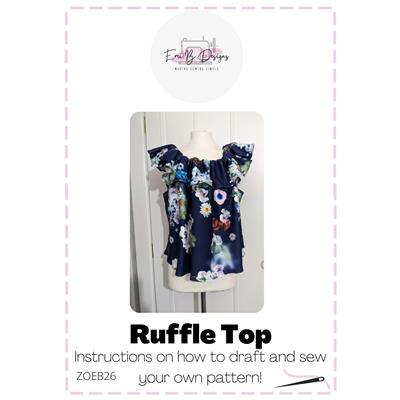 Emily Roberts Draft Your Own Ruffle Top Instructions