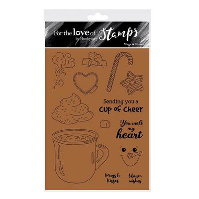 For the Love of Stamps - Mugs & Kisses A6 Stamp Set