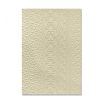 Sizzix® 3D Textured Impressions® A5 Embossing Folder – Lace by Eileen Hull
