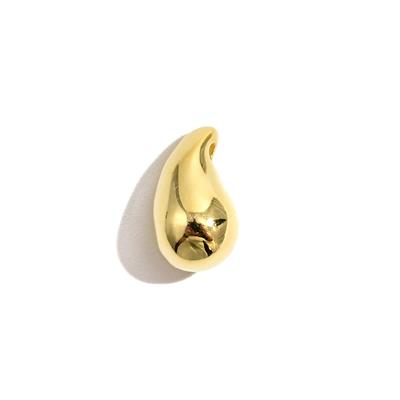 Gold Plated 925 Sterling Silver Tear Drop Pendant, Approx 3g, 1pc