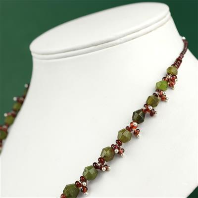 31cts Rajasthan Garnet Smooth Roundells Approx 3x1 to 5x3 mm 20cm Strand