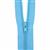 46cm Bright Blue Closed End Zip. Number 3