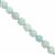 250cts  Amazonite Faceted Drum Approx 9x10mm Beads Necklace with Lobster Lock & Extension -18