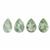 0.4cts Paraiba Tourmaline 4x3mm Pear Pack of 4 (H)