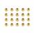Gold Plated 925 Sterling Silver Spacer Beads, 4mm, 20pcs