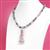925 Sterling Silver, Plum Blossom & Natural Red Tourmaline, Spacer Bead Mixed Design