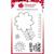 Woodware Clear Singles Petal Doodles Never Give Up 4 in x 6 in Stamp Set