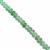 7cts Sandawana Emerald Faceted Rondelles Approx 2x1 to 3x1mm, 10cm Strands 