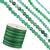 Rainforest - Brazilian Green Cracked Frosted Agate Plain Rounds 4mm, 6m & 8mm, Striped 6mm & 8mm, 1mm & 1.5mm Nylon Cord