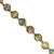 48cts Gold Mojave Turquoise Smooth Round Approx 7 to 9mm 19cm Strands Hematite Spacers 