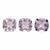 14.90cts Pink Amethyst Cushion Approx 12mm (Pack of 3)