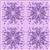 Sanntangle Diamond Purple Silhouette Fabric 0.5m