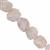 240cts Coated Mystic Rose Quartz Hammering Coin Approx 17 to 23mm, 20cm Strand