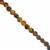25cts Tiger Eye Faceted Flat Coin Approx 4mm, 30cm Strand
