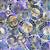 Dan Morris  Elementals Collection Dotted Circles Purple Fabric 0.5m 