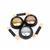 3 Metallic Mica. Silver Gold & Copper 