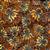 Dan Morris Serenity Collection Floral Scroll Rust Fabric 0.5m
