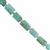 135cts Peruvian Amazonite Pillar Beads Approx x10mm, 38cm Strand