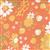 Moda Cozy Up Sunshine Harvest Floral Autumn fall on Cinnamon Fabric 0.5m