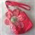 Sew With Beth Red Large Flower Bag Kit: Instructions & Fabric