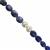 200cts Lapis Lazuli Smooth Oval with Pearl Nuggets, Approx 6x5 to 11x8mm, Endless Necklace Approx 26"