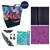 Studio 7t7 Navy & Purple Sonia Beach Bag Kit: Instructions, Fabric (2m), Pineapple Vinyl (30cm x 135cm) & Zipper Kit