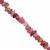 65cts Pink Spinel Rough Nuggets Approx 3.5x2.5 to 8.5x4.5mm, 29cm Strand