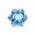 2.4cts Swiss Blue Topaz 8x8mm Snowflake  (I)