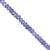 32cts Tanzanite Faceted Rondelle Approx 3x2 to 4x2mm, 18cm Strand